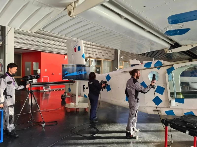 Технологии 3D‑сканирования и&nbsp;AR в&nbsp;электрификации самолёта